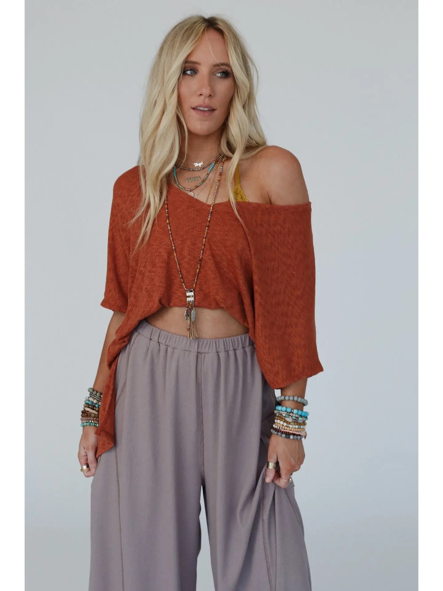 Autumns Boho V-Neck