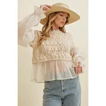 Crochet Layered Top