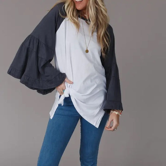 Bell Sleeve Baseball Tee